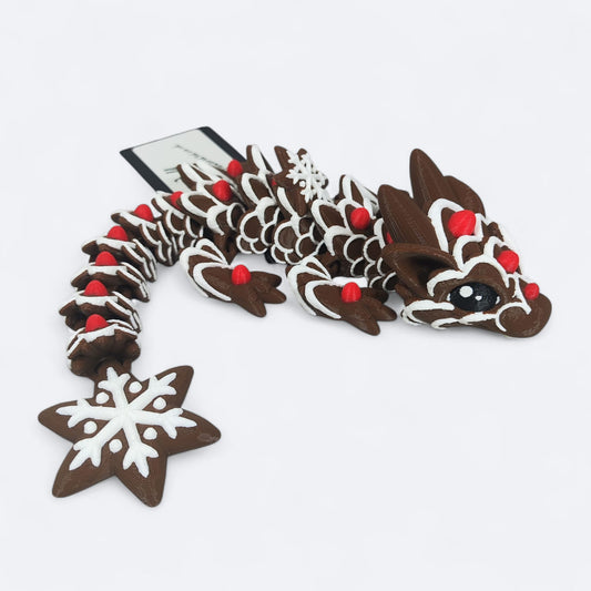 🍪 Baby Gingerbread Dragon — Sweet Holiday Magic by Cinderwing 3D 🎄