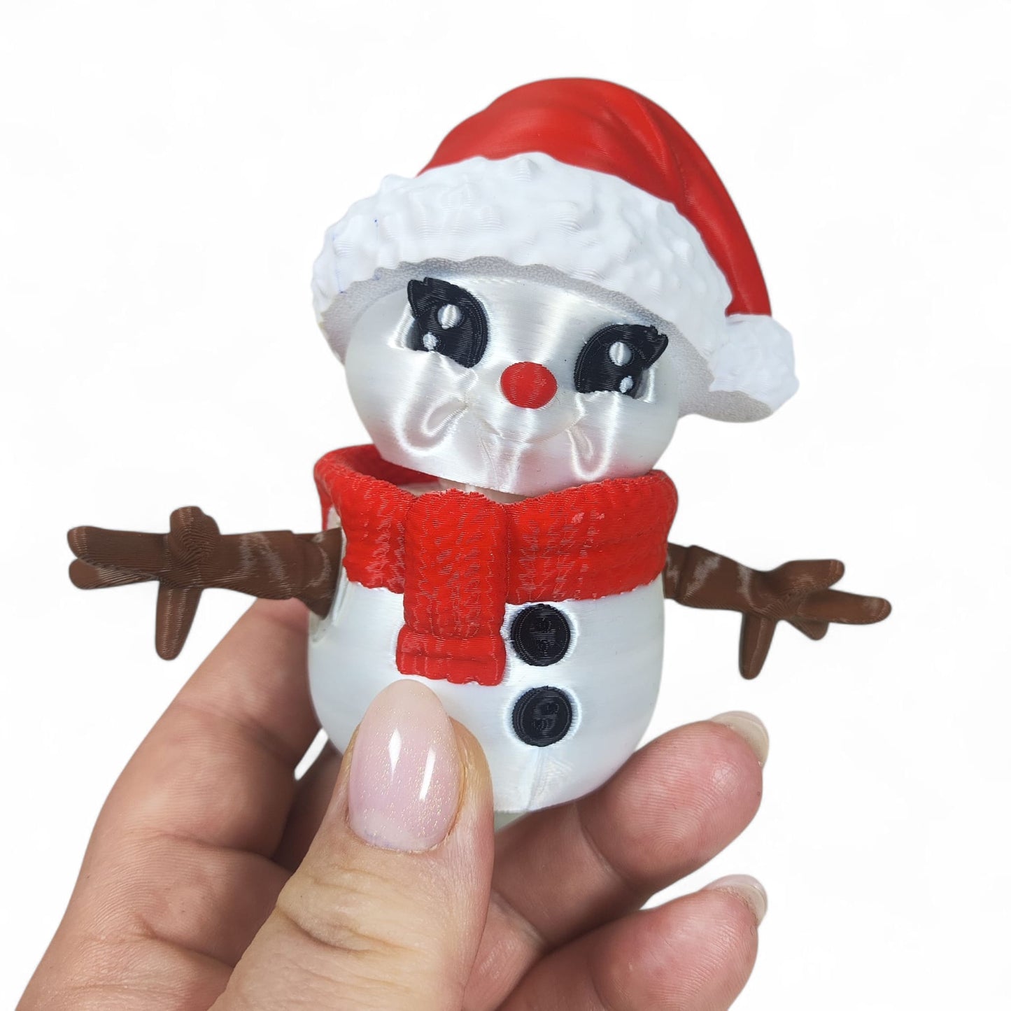 ☃️ Snowman Figurine — Festive Winter Collectable by Printverse 🎄