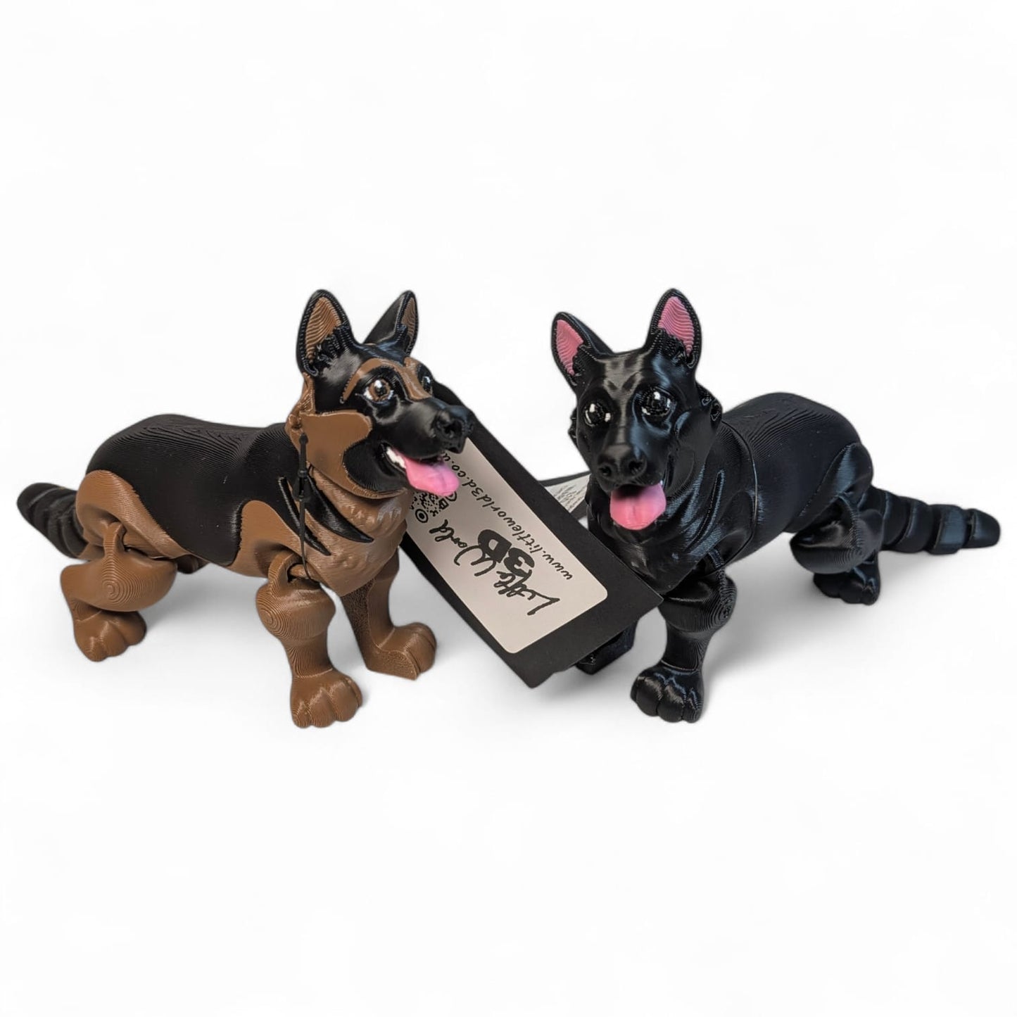 Articulated German Shepherd Figurine