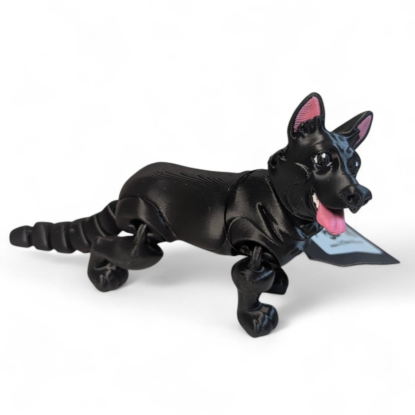 Articulated German Shepherd Figurine