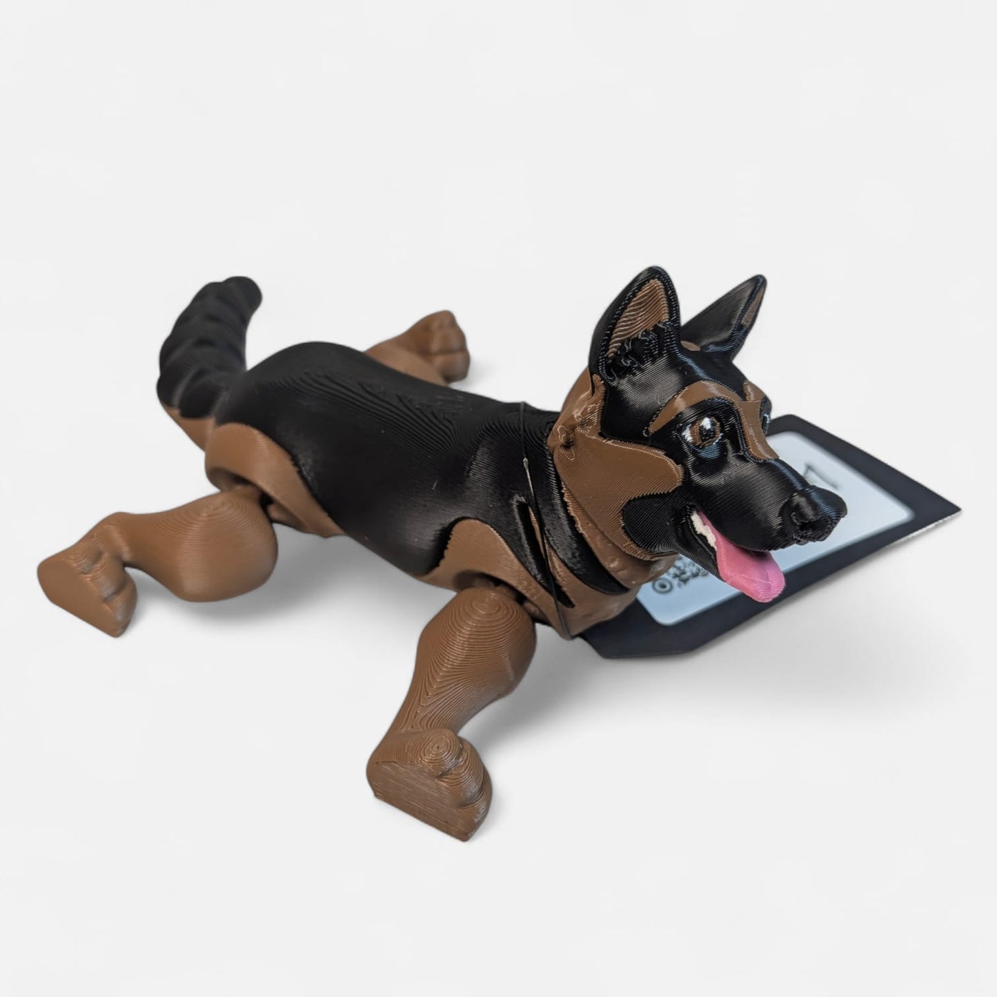 Articulated German Shepherd Figurine
