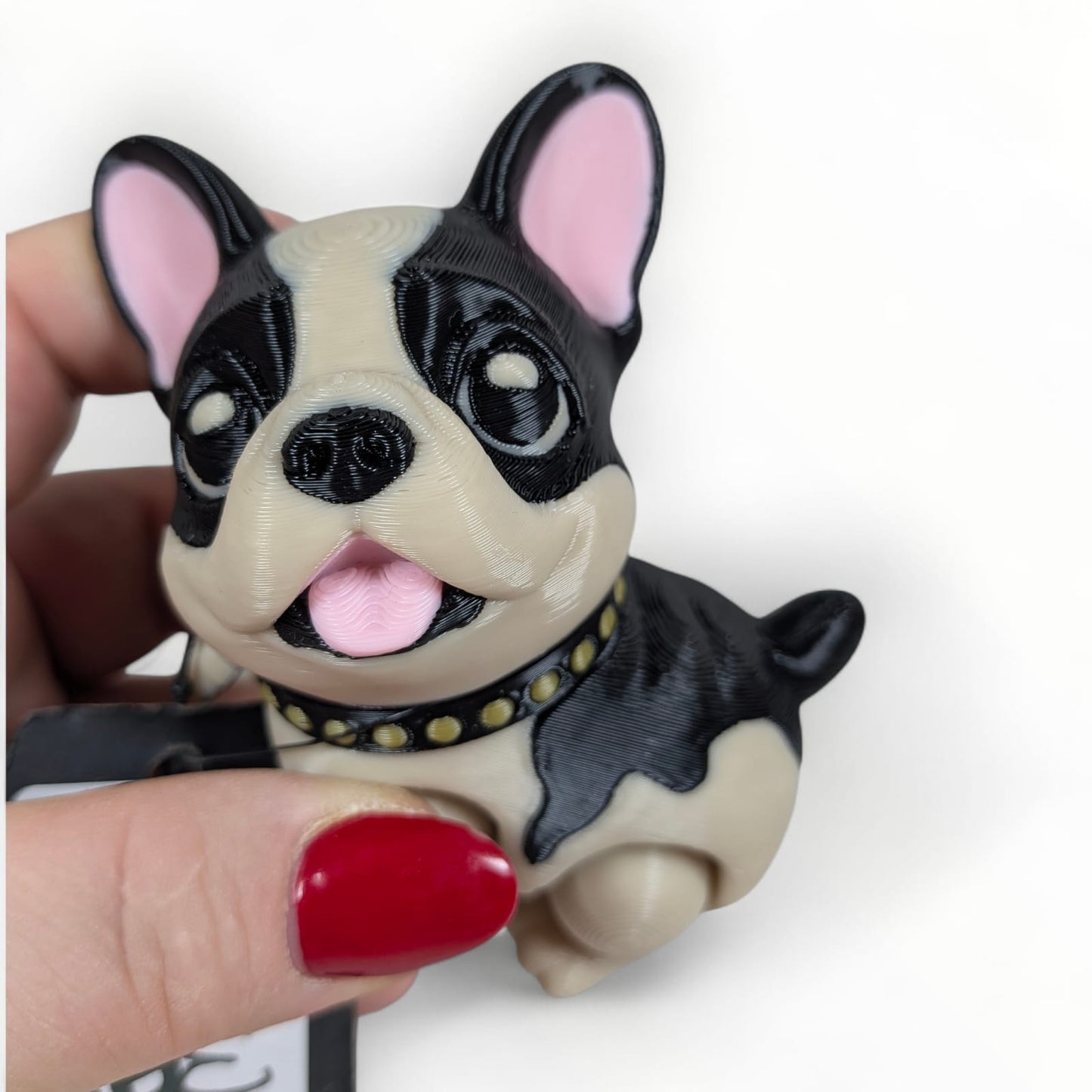 Articulated French Bulldog Figurine