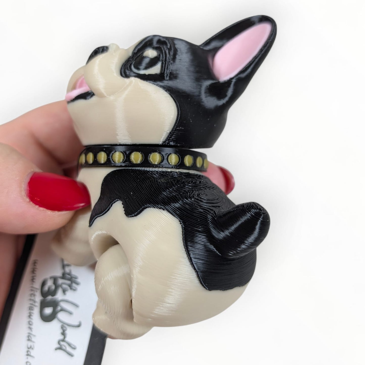 Articulated French Bulldog Figurine