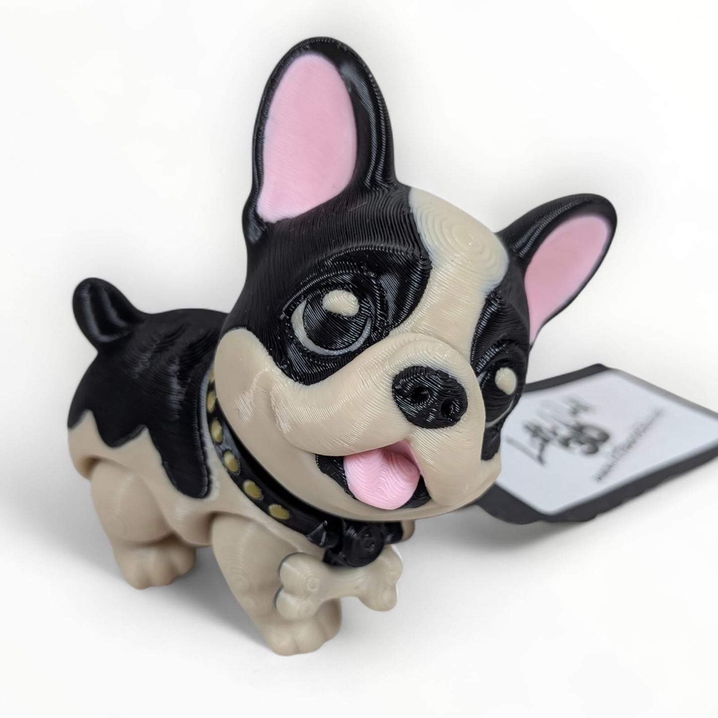 Articulated French Bulldog Figurine