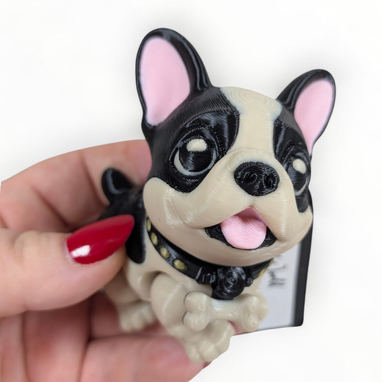 Articulated French Bulldog Figurine