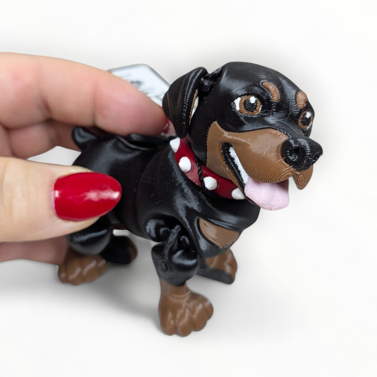 Articulated Rottweiler Dog Figurine