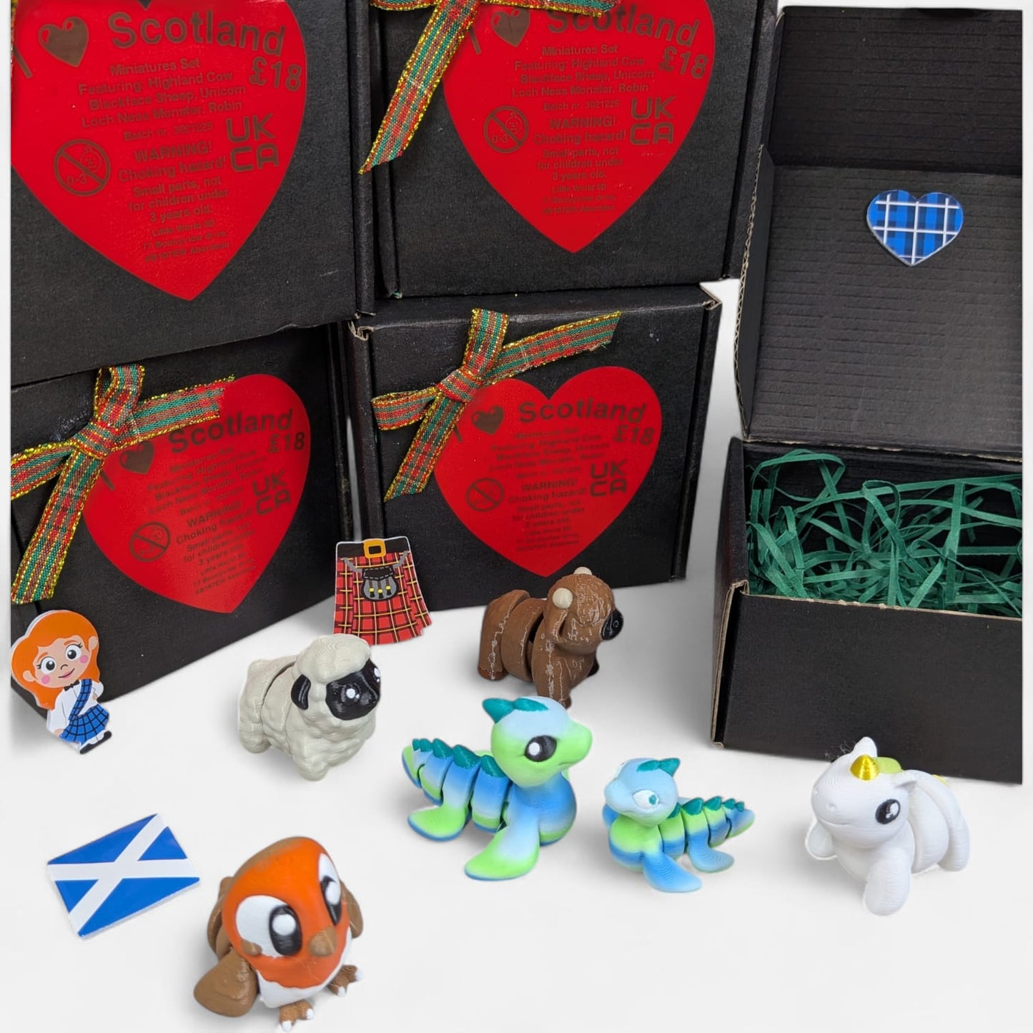 Scottish Mini Figure Gift Box — 6-Piece Collectors Set
