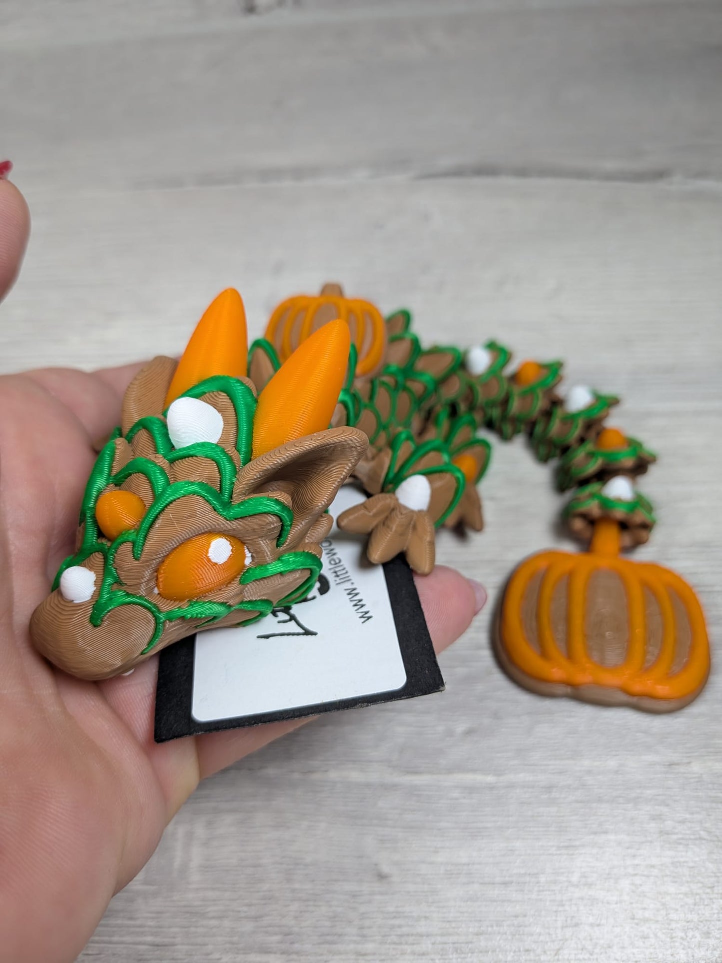Pumpkinspice Dragon — Cosy Autumn Collectable
