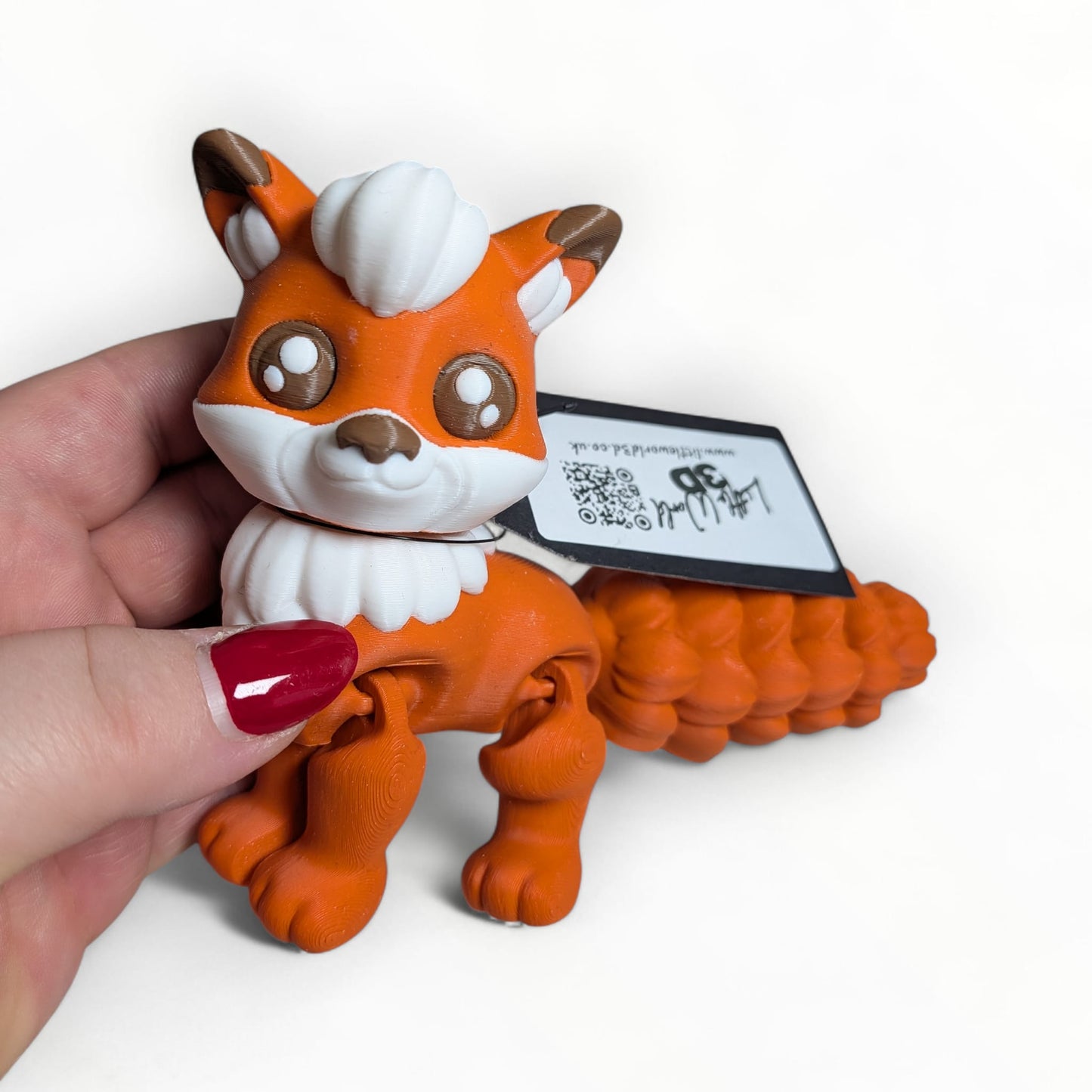 Articulated Fox Figurine