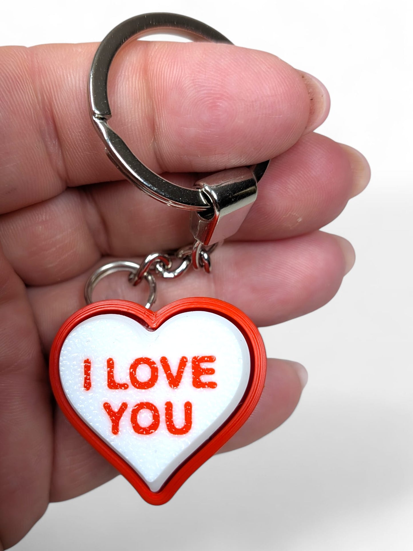 Clicker Heart Keyring — Valentine Edition