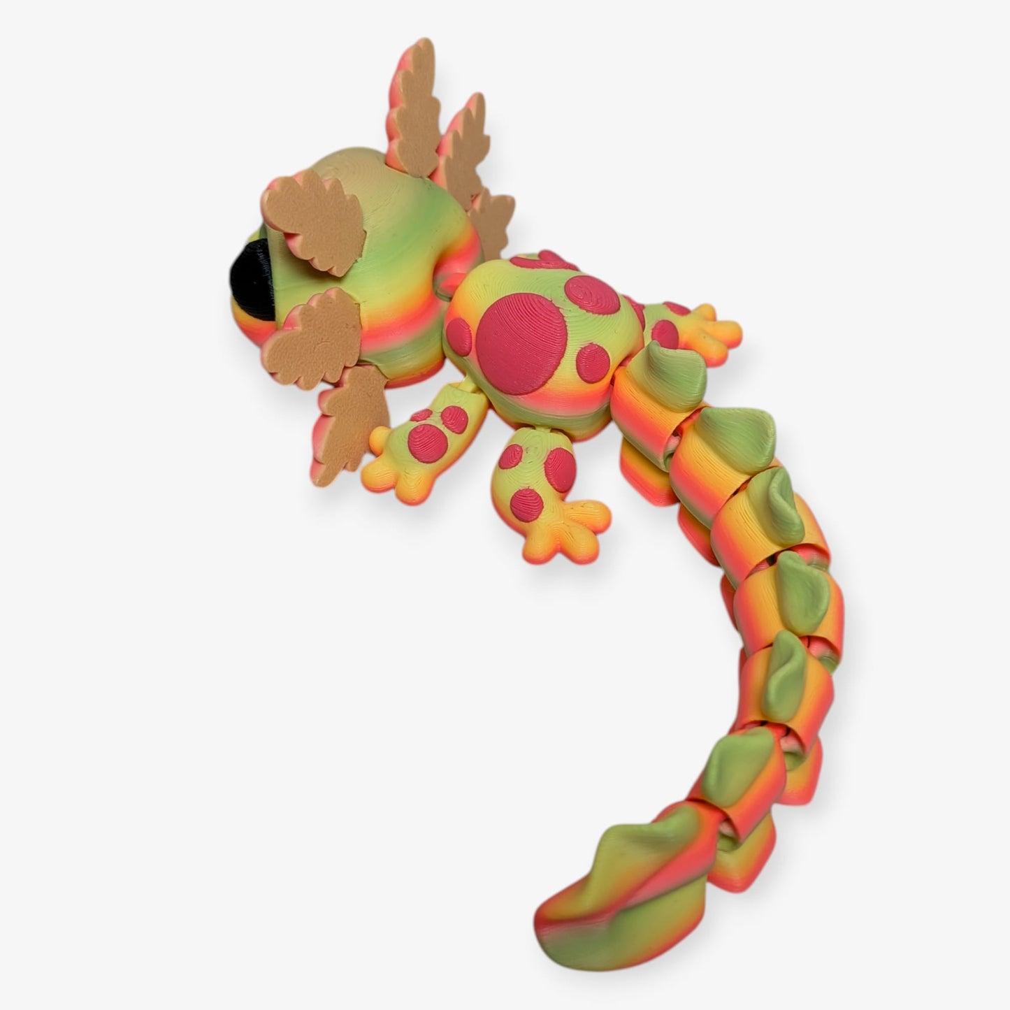 Articulated Axolotl – Colourful 3D Printed Collectable