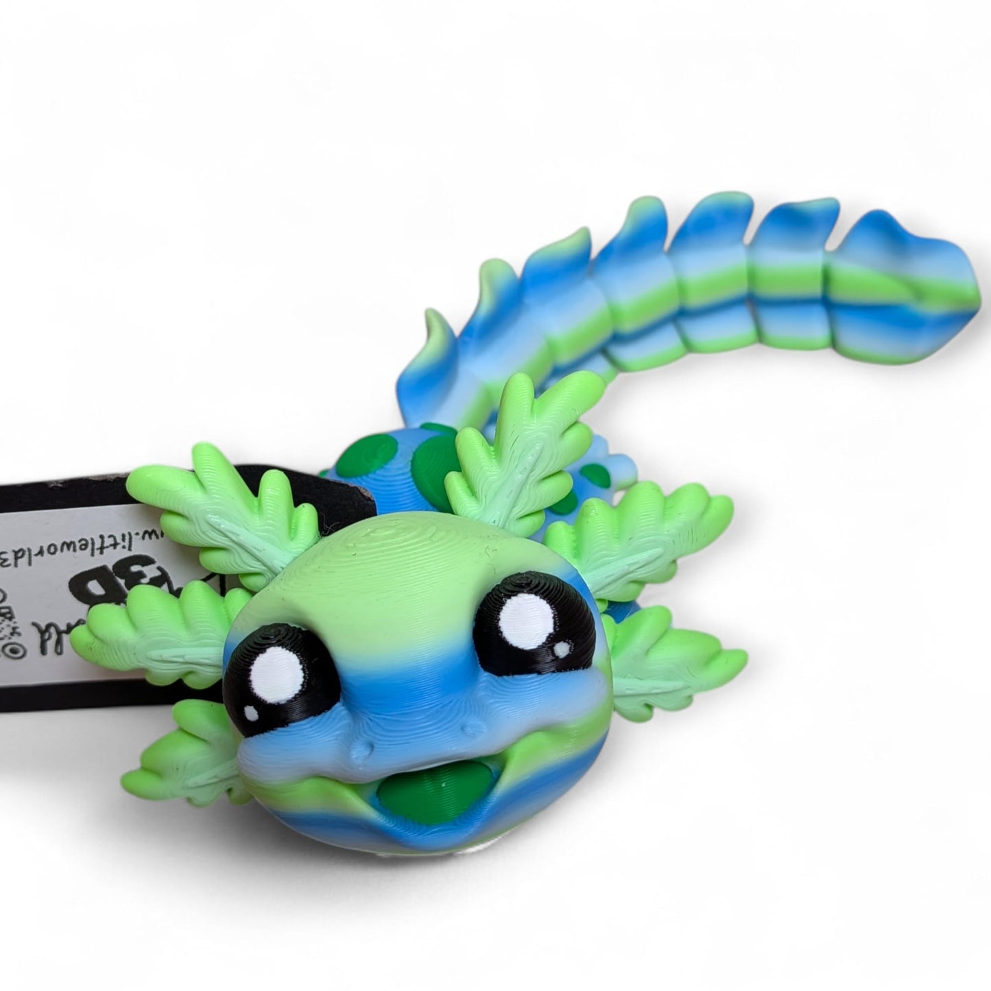 Articulated Axolotl – Colourful 3D Printed Collectable
