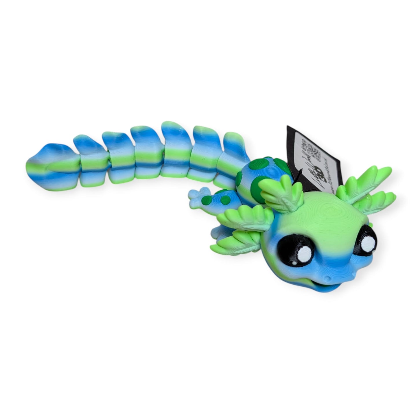 Articulated Axolotl – Colourful 3D Printed Collectable