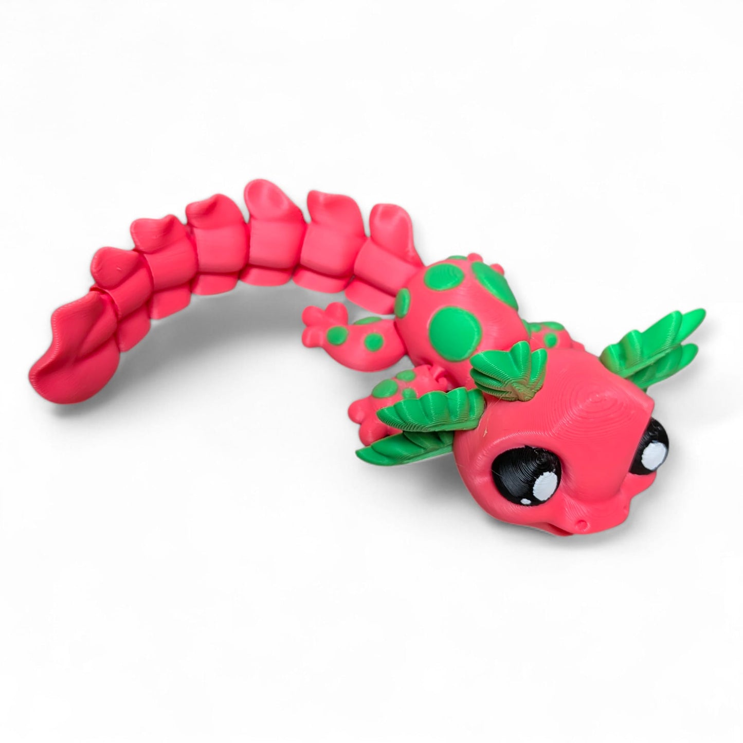 Articulated Axolotl – Colourful 3D Printed Collectable