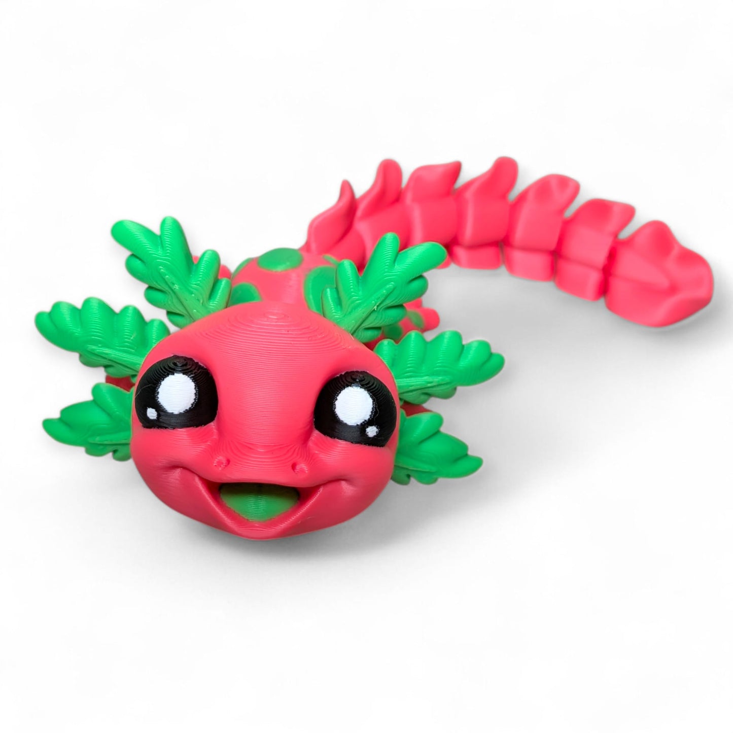 Articulated Axolotl – Colourful 3D Printed Collectable