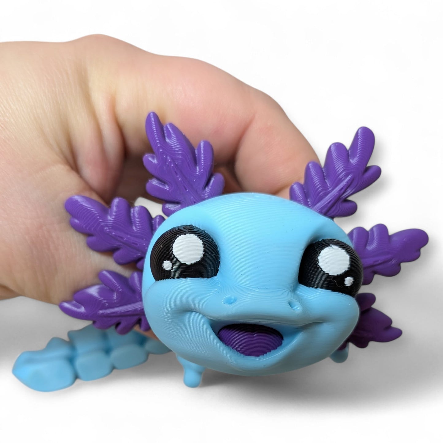Articulated Axolotl – Colourful 3D Printed Collectable