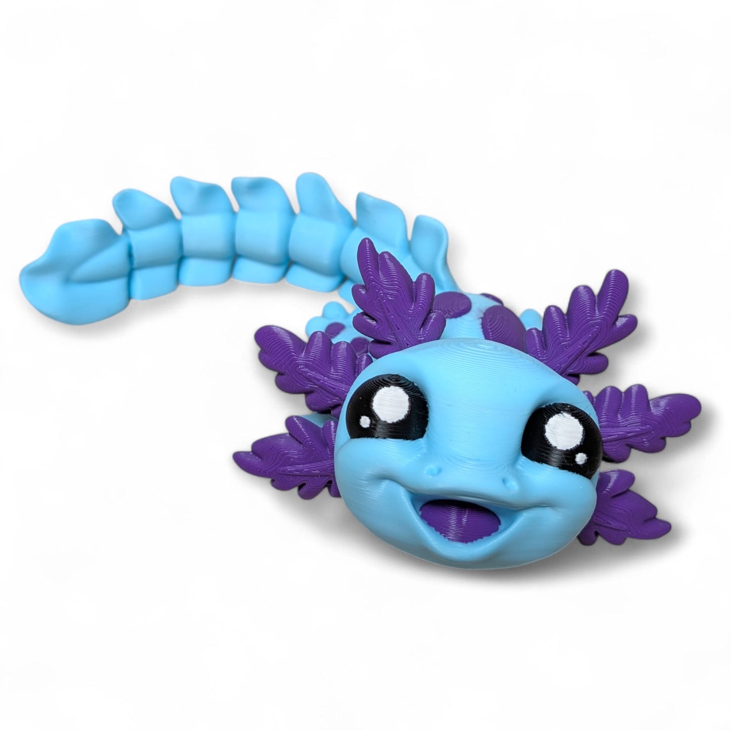 Articulated Axolotl – Colourful 3D Printed Collectable