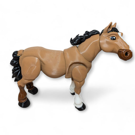 Fully Articulated Horse Figurine – 3D Printed Collectable