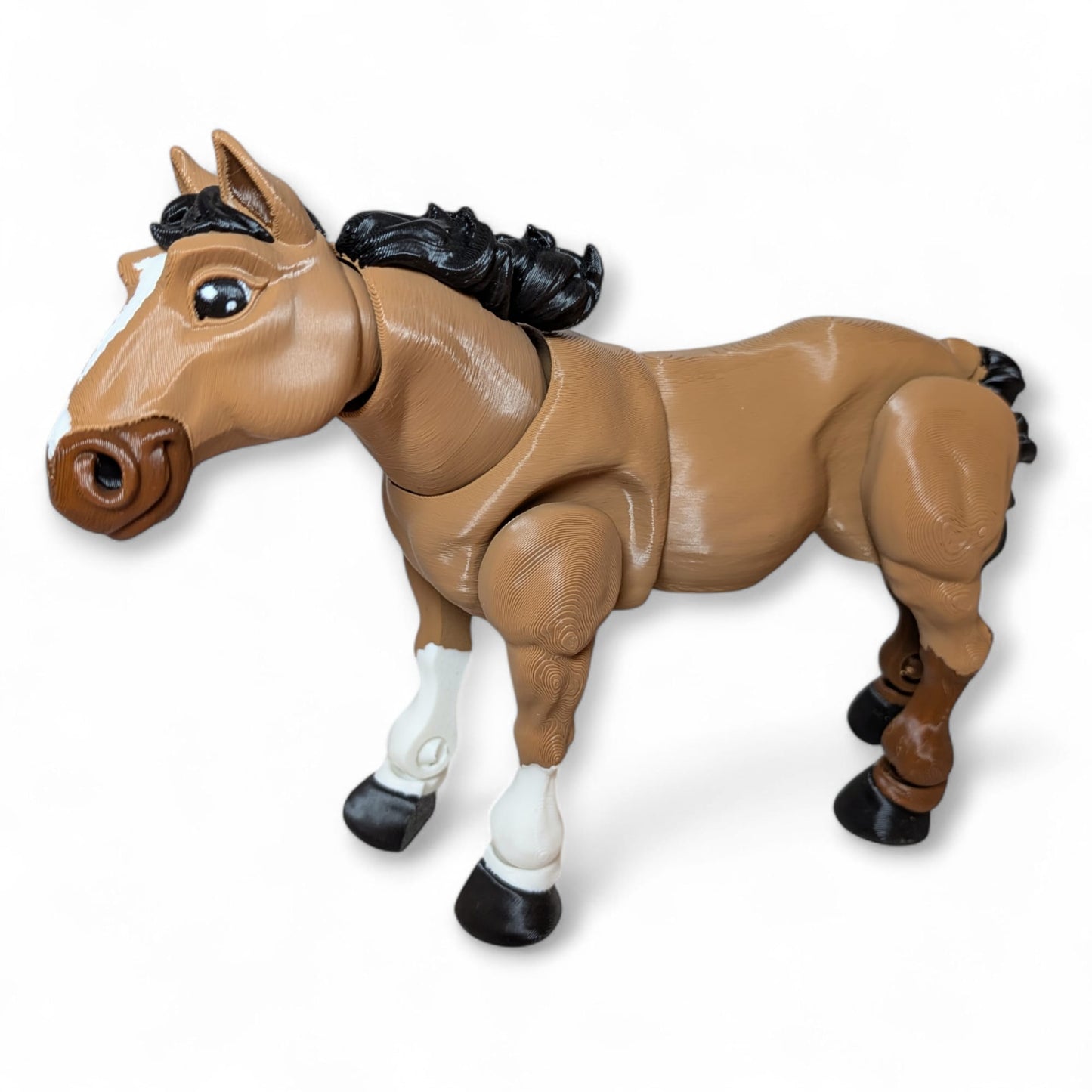 Fully Articulated Horse Figurine – 3D Printed Collectable