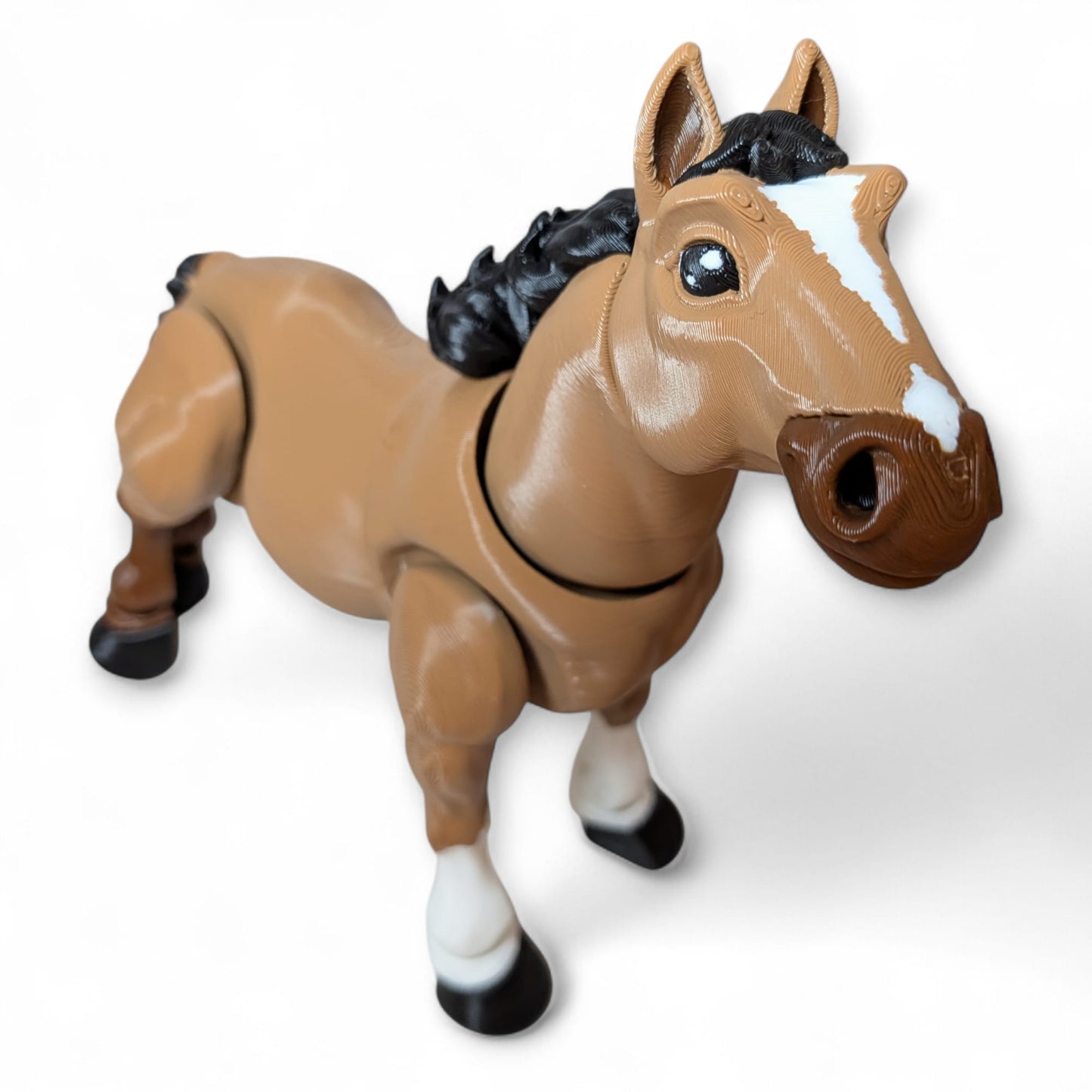 Fully Articulated Horse Figurine – 3D Printed Collectable