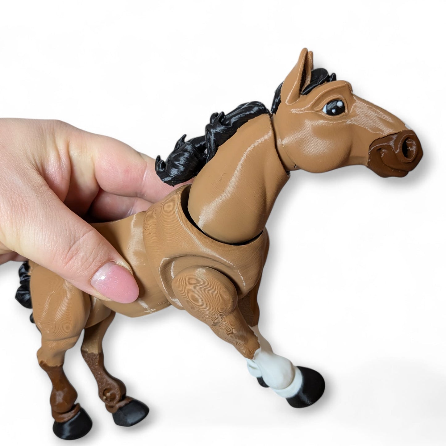 Fully Articulated Horse Figurine – 3D Printed Collectable