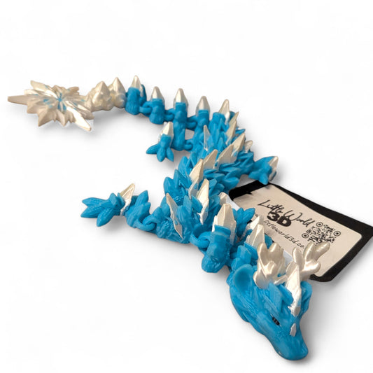 Winter Dragon – Fully Articulated 3D Printed Display Piece