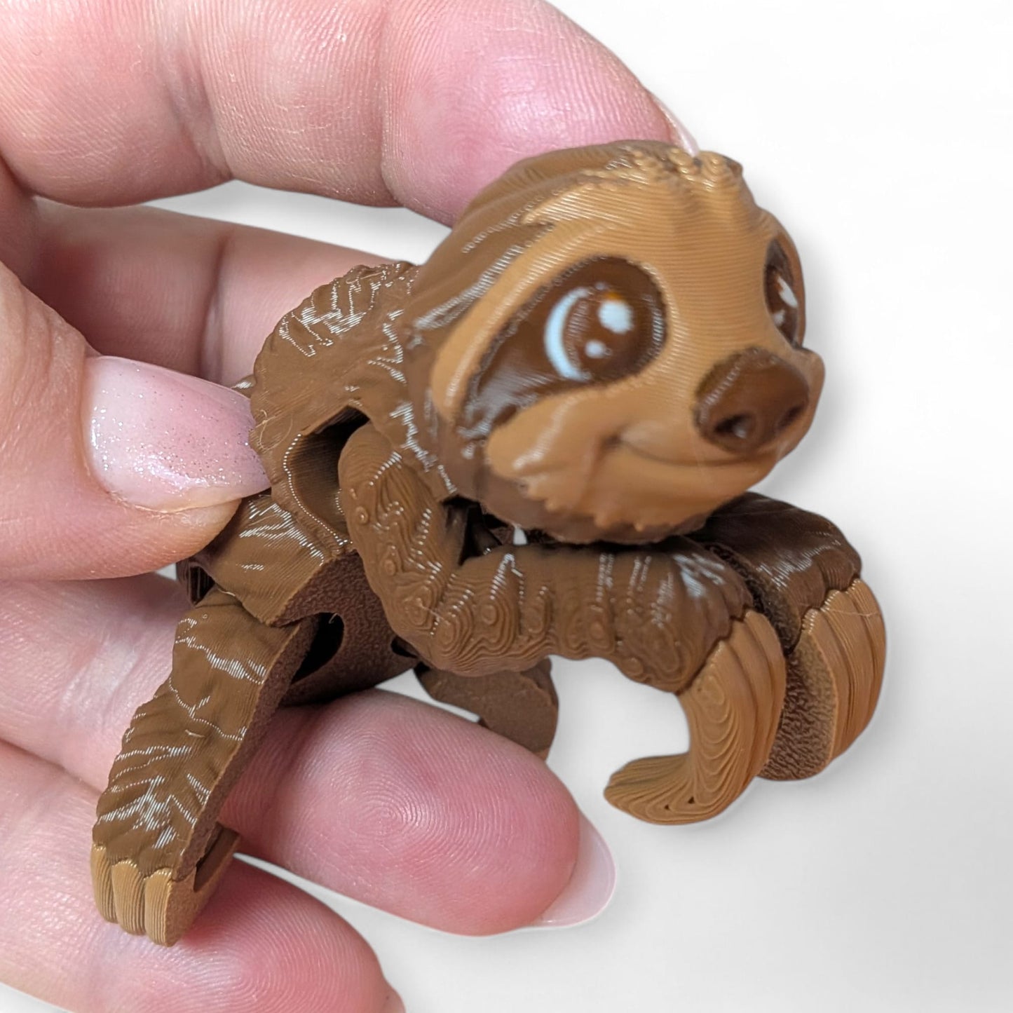 Baby Sloth – Fully Articulated Hanging Ornament