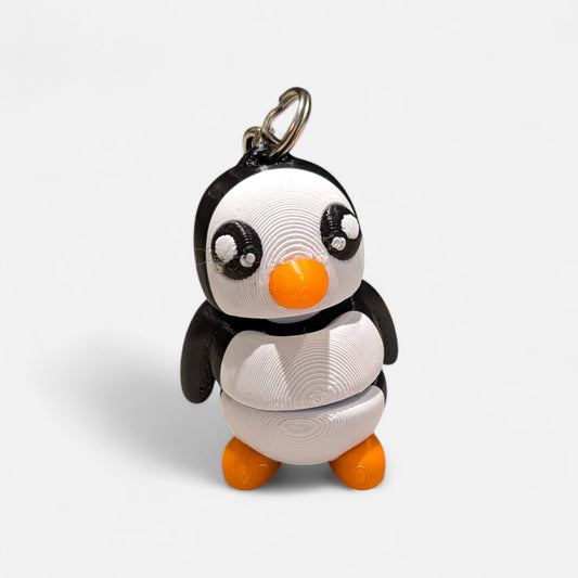 Articulated Penguin Keychain – 3D Printed Collectible