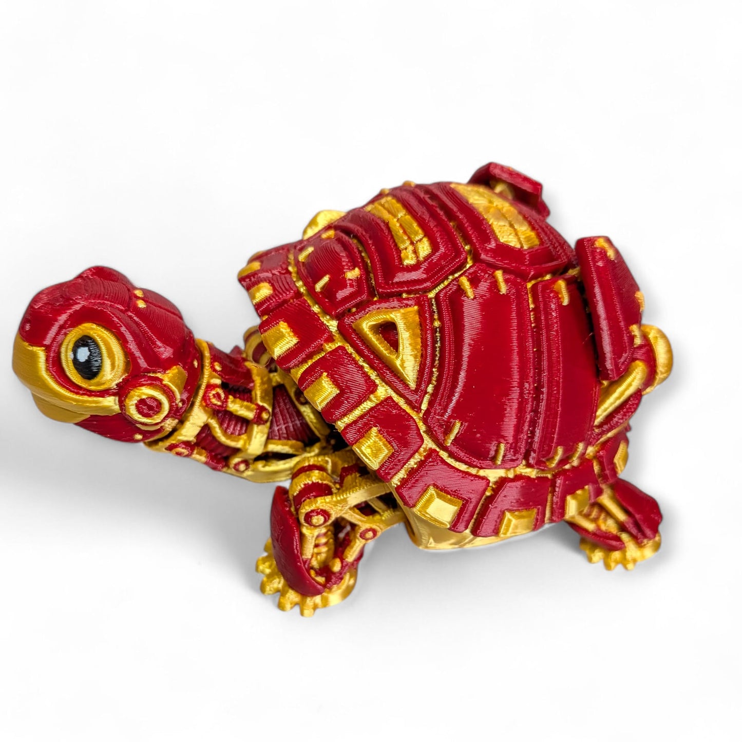 Iron Shell Turtle – Futuristic Articulated 3D Printed Collectable