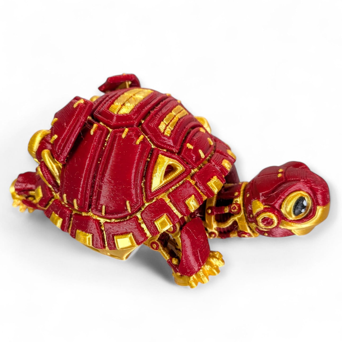 Iron Shell Turtle – Futuristic Articulated 3D Printed Collectable