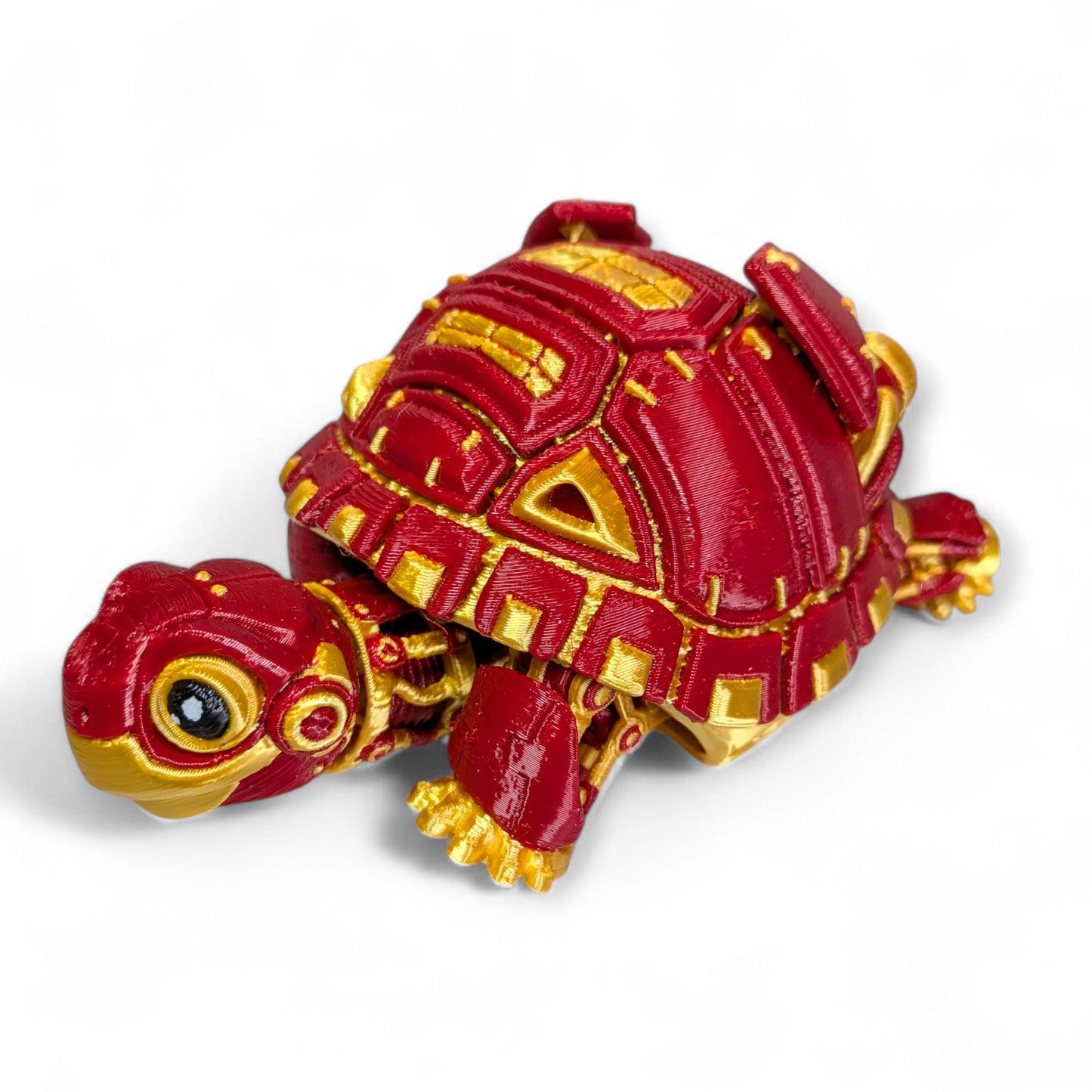 Iron Shell Turtle – Futuristic Articulated 3D Printed Collectable