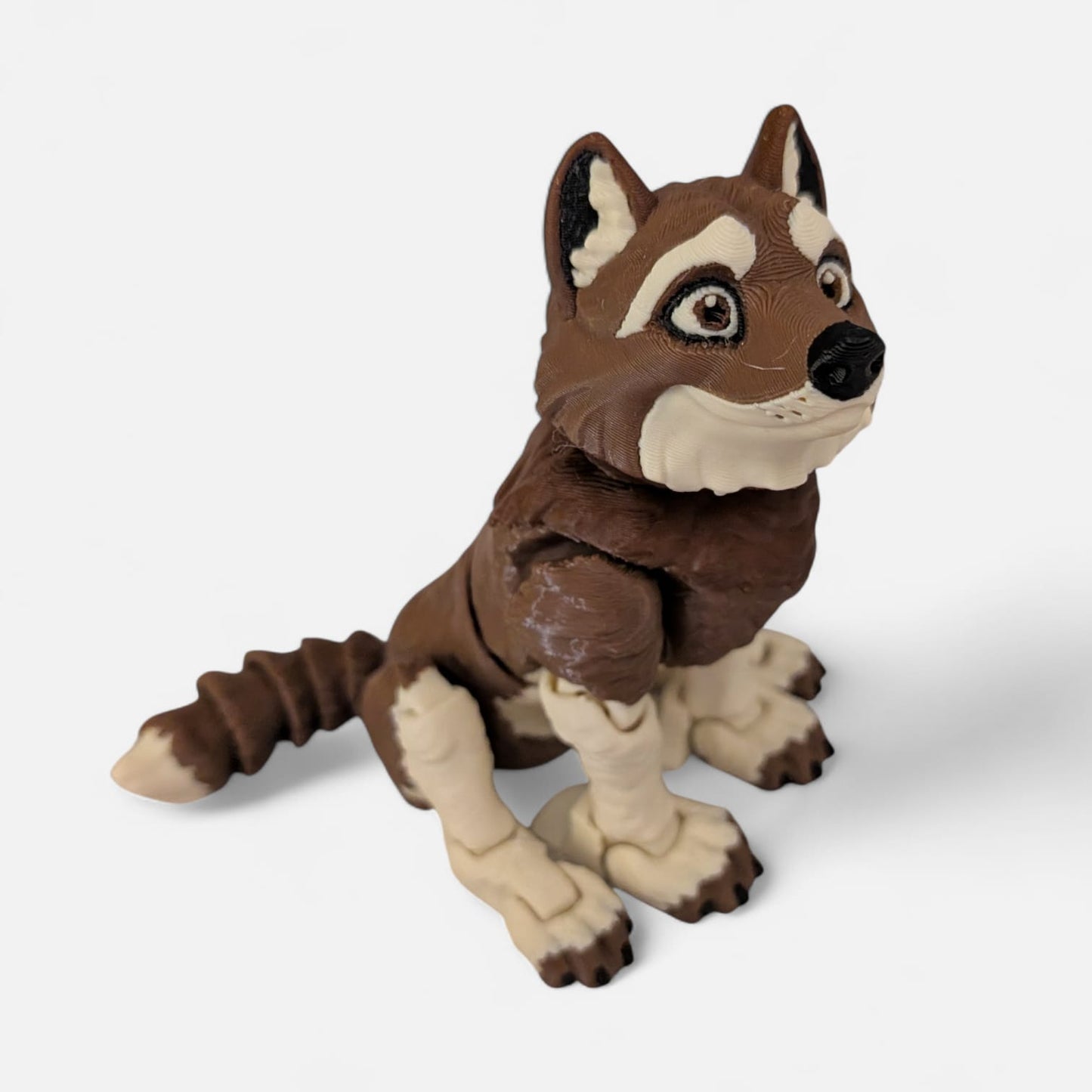 Articulated Wolf Figurine – Fully Poseable Collectable