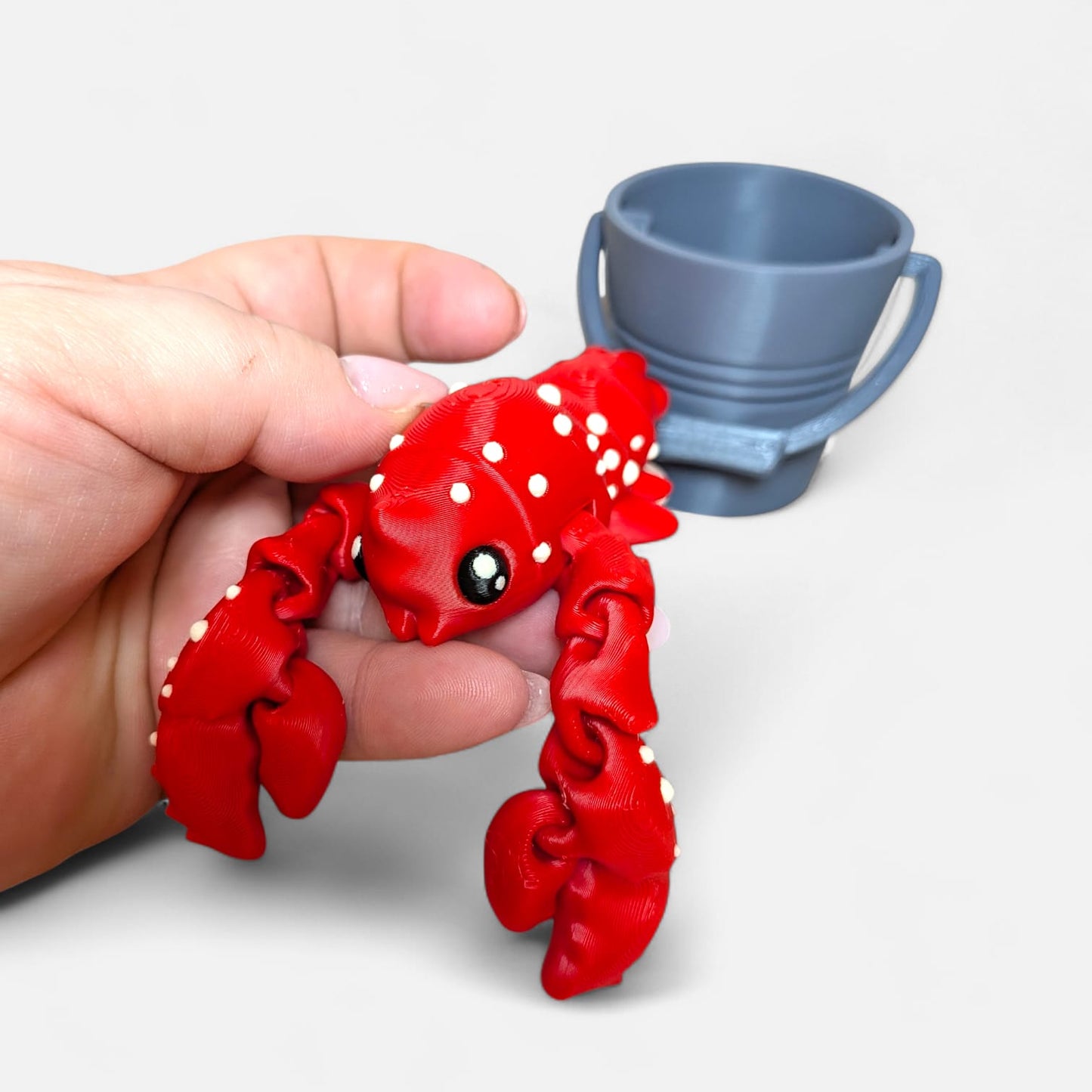 Lobster in a Bucket – Articulated 3D Printed Collectable