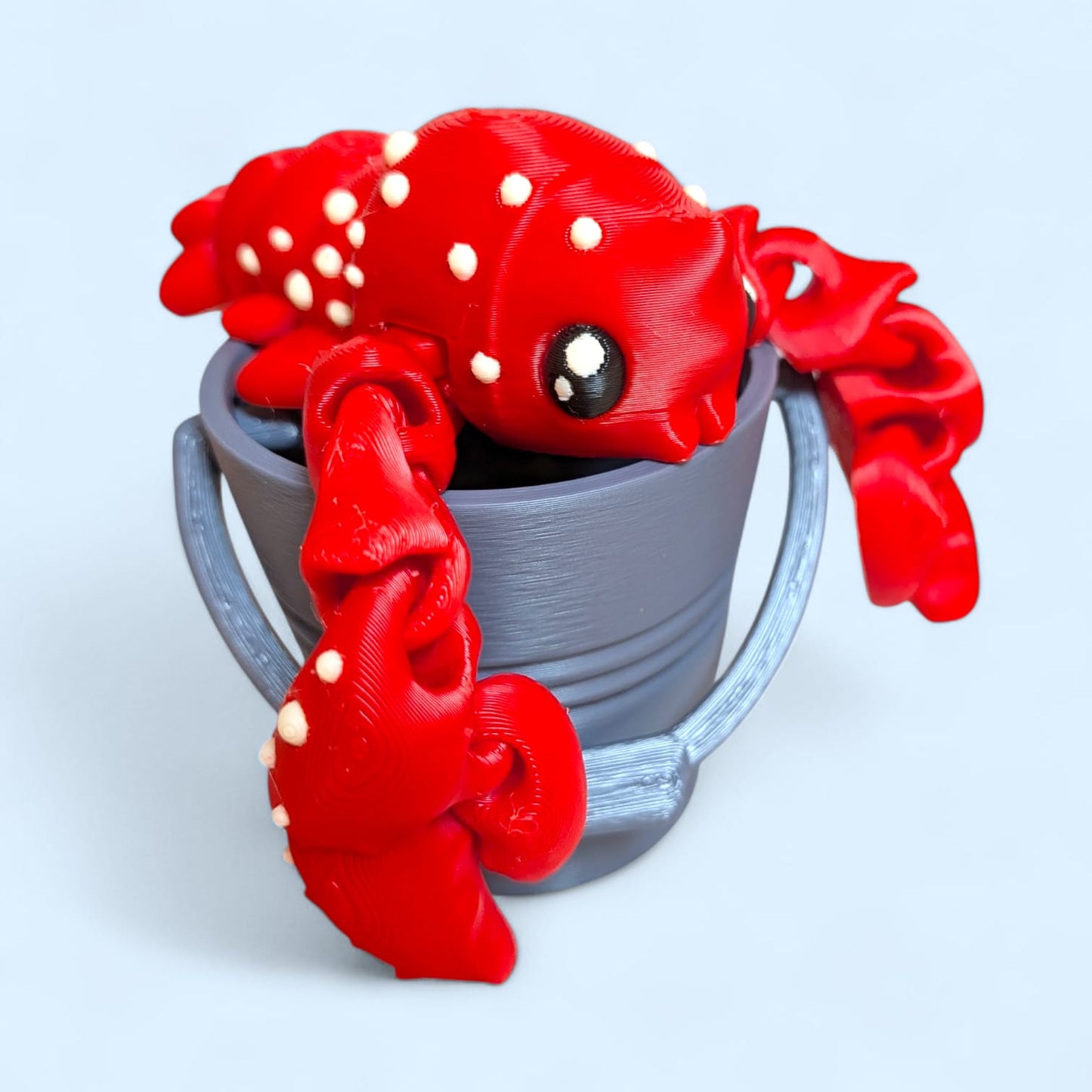 Lobster in a Bucket – Articulated 3D Printed Collectable