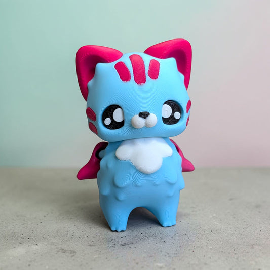 Pixie Cat – Articulated 3D Printed Collectable