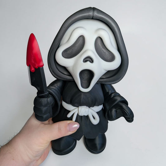 Chibi Ghost Face – Large 3D Printed Decorative Figure