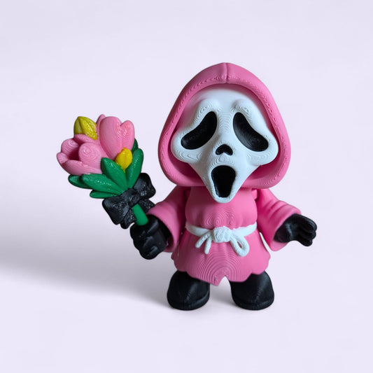Chibi Ghost Face – Pink Edition Articulated Collectable