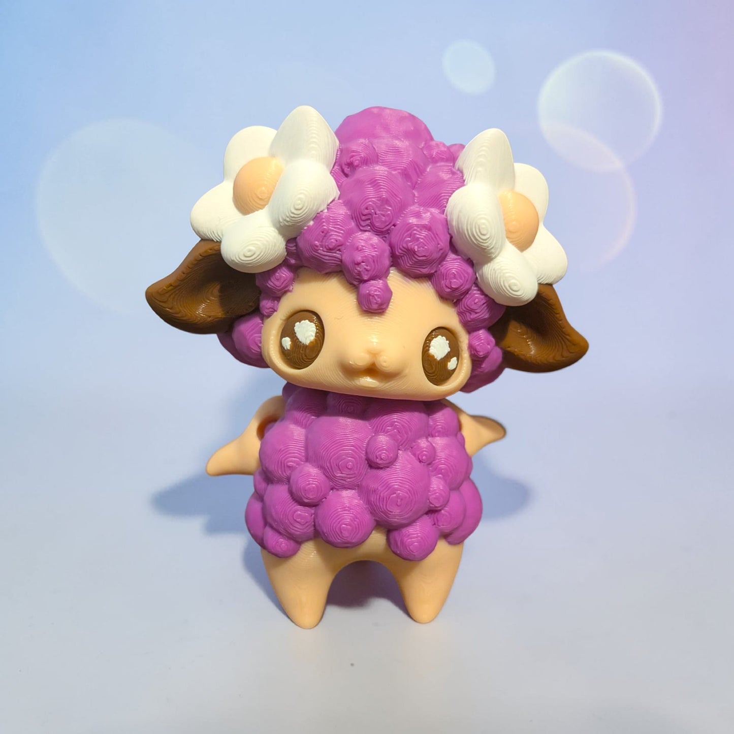 Pixie Flower Sheep – Articulated 3D Printed Collectable