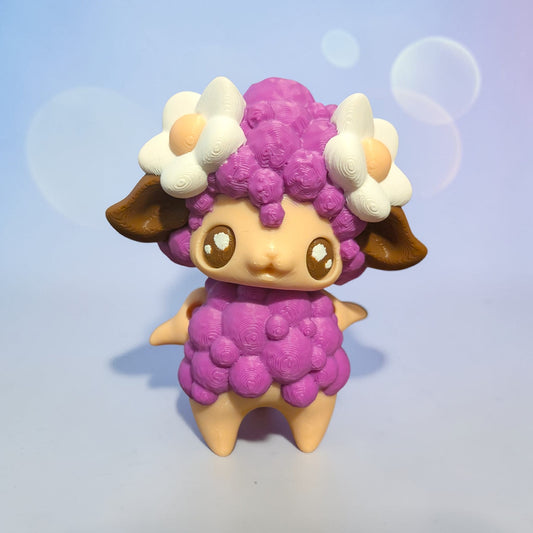 Pixie Flower Sheep – Articulated 3D Printed Collectable