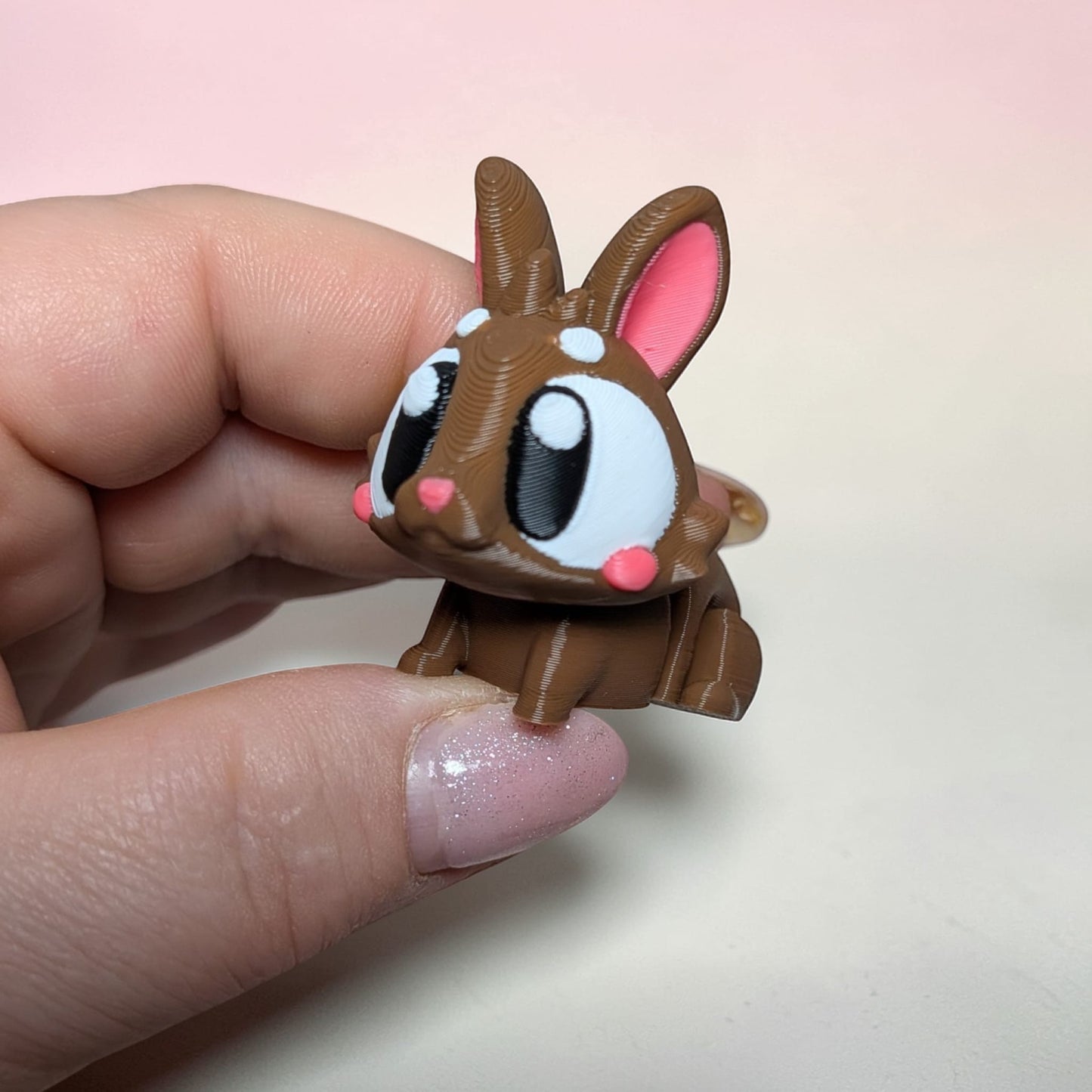 Bunny Trio in Carrot Container – 3D Printed Collectable Set
