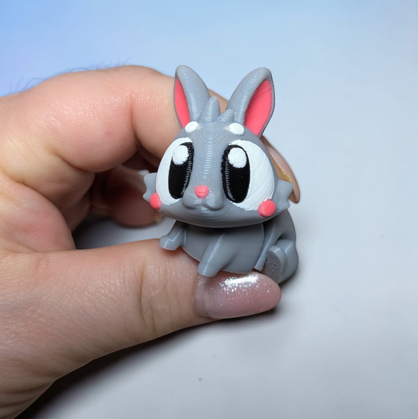 Bunny Trio in Carrot Container – 3D Printed Collectable Set