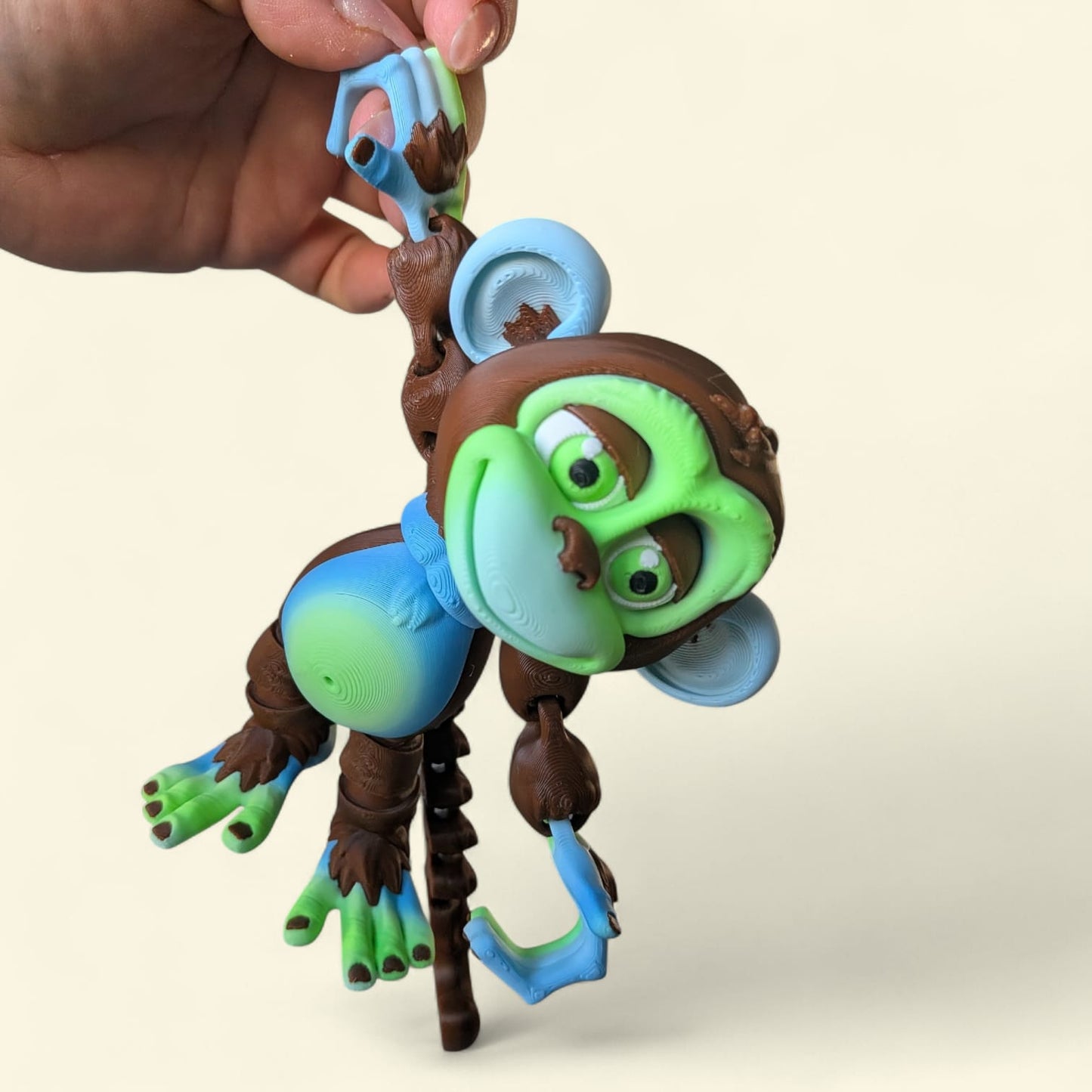 Flexi Monkey with Banana – Articulated 3D Printed Collectable