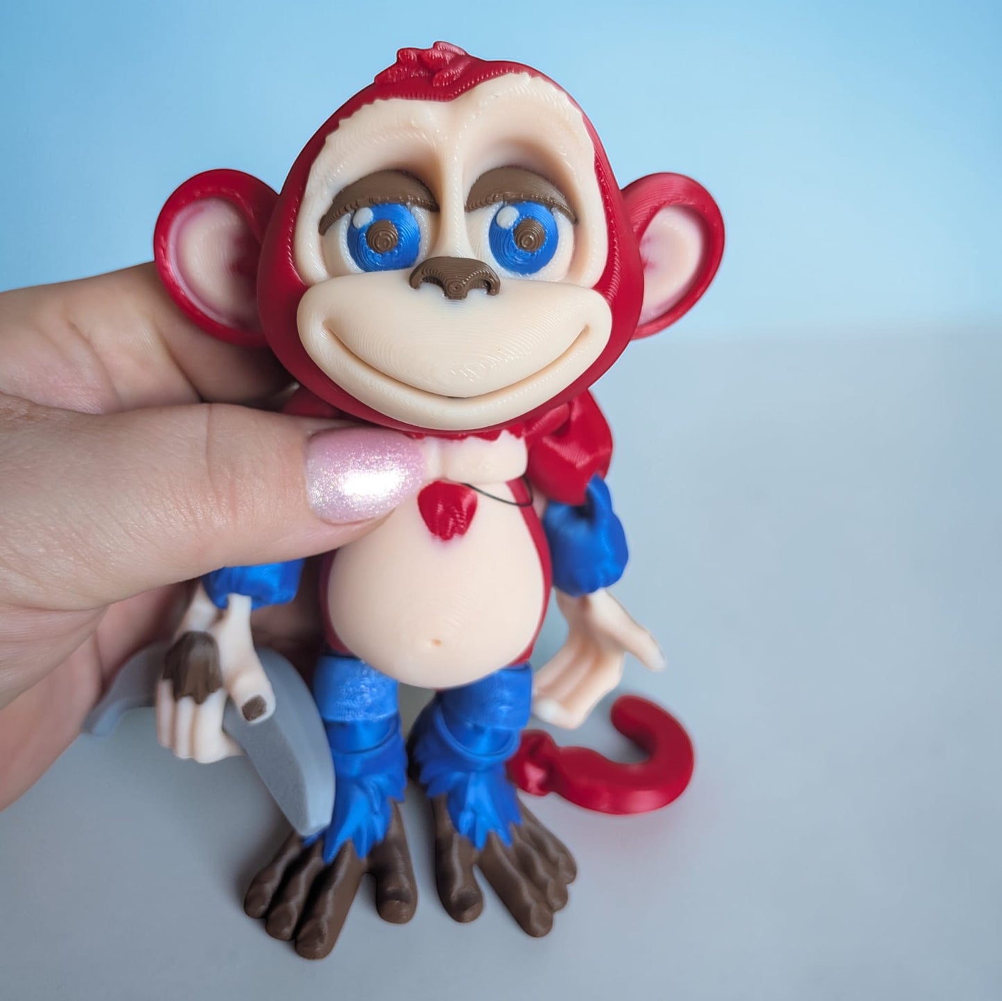 Monkey Marlo – Articulated 3D Printed Desk Companion