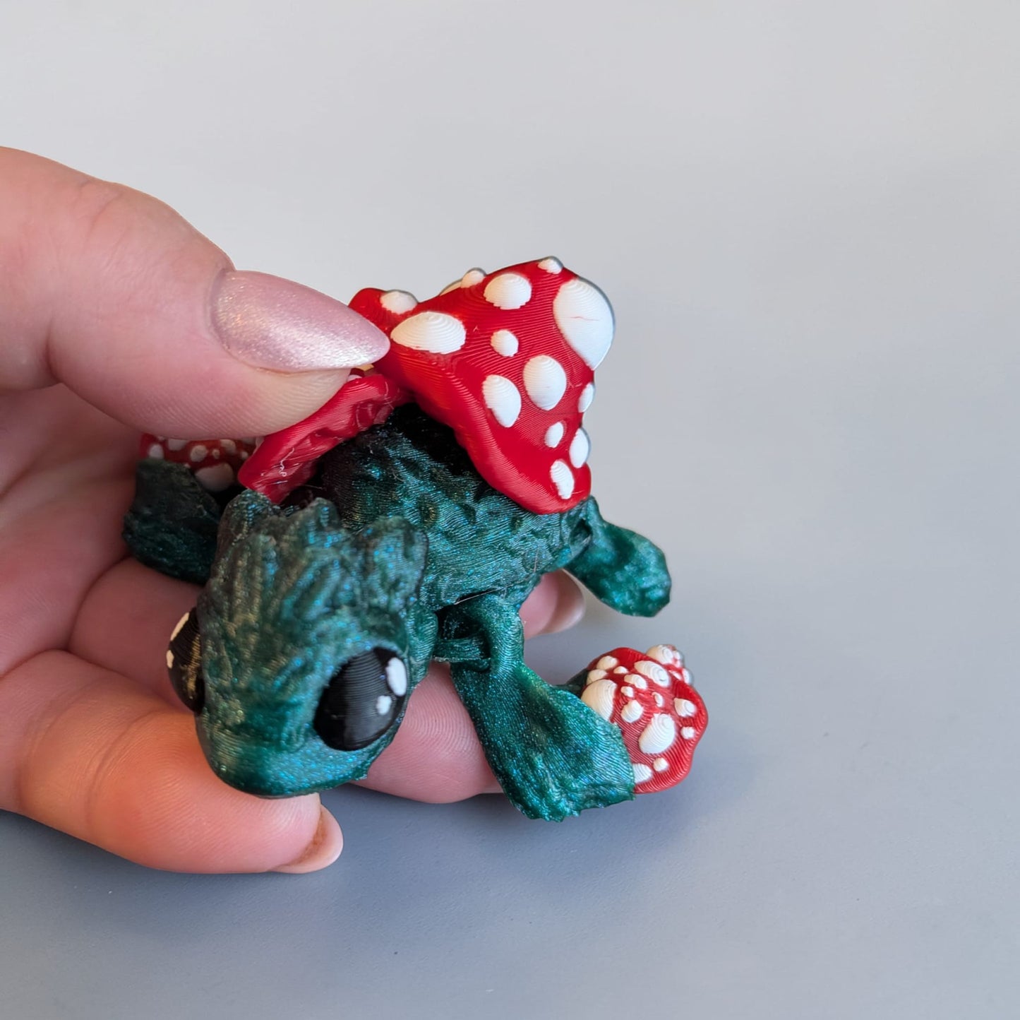 Mushroom Turtle (Mushturtle) – Articulated 3D Printed Figure