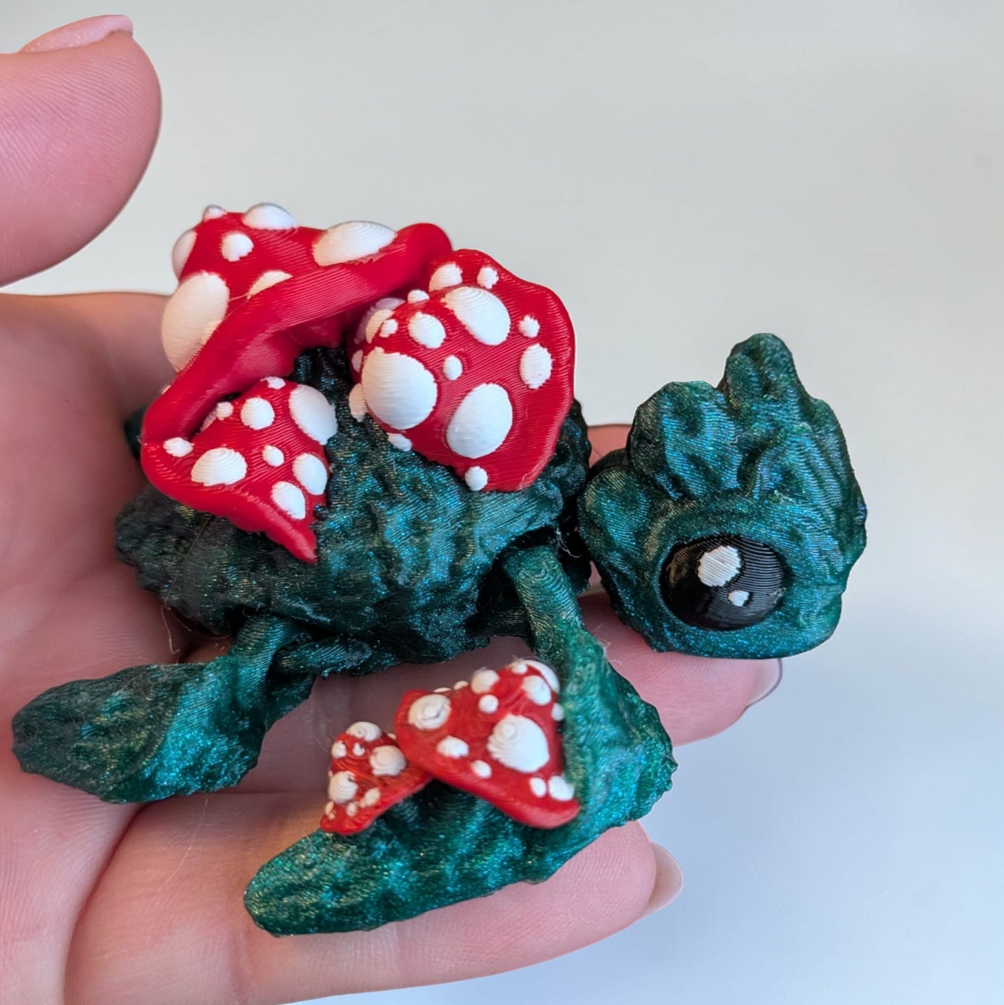 Mushroom Turtle (Mushturtle) – Articulated 3D Printed Figure