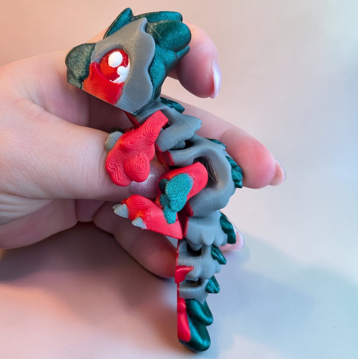 Flexi Velociraptor – Articulated 3D Printed Dinosaur Desk Companion
