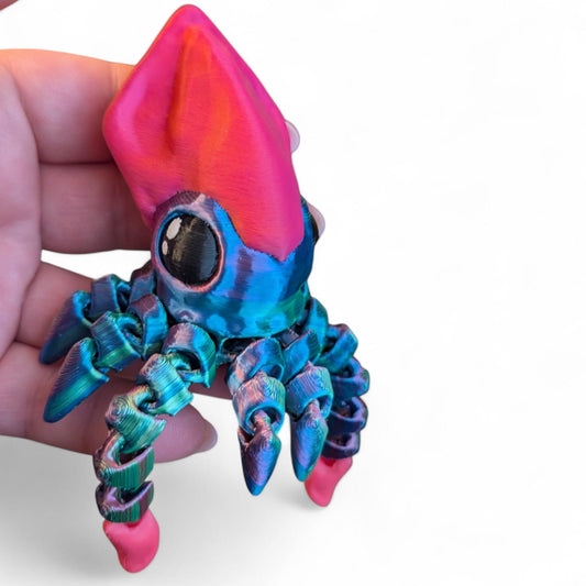 Articulated Squid – 3D Printed Desk Companion