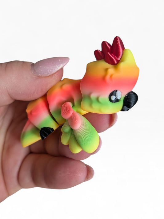 Articulated Parrot – 3D Printed Desk Companion