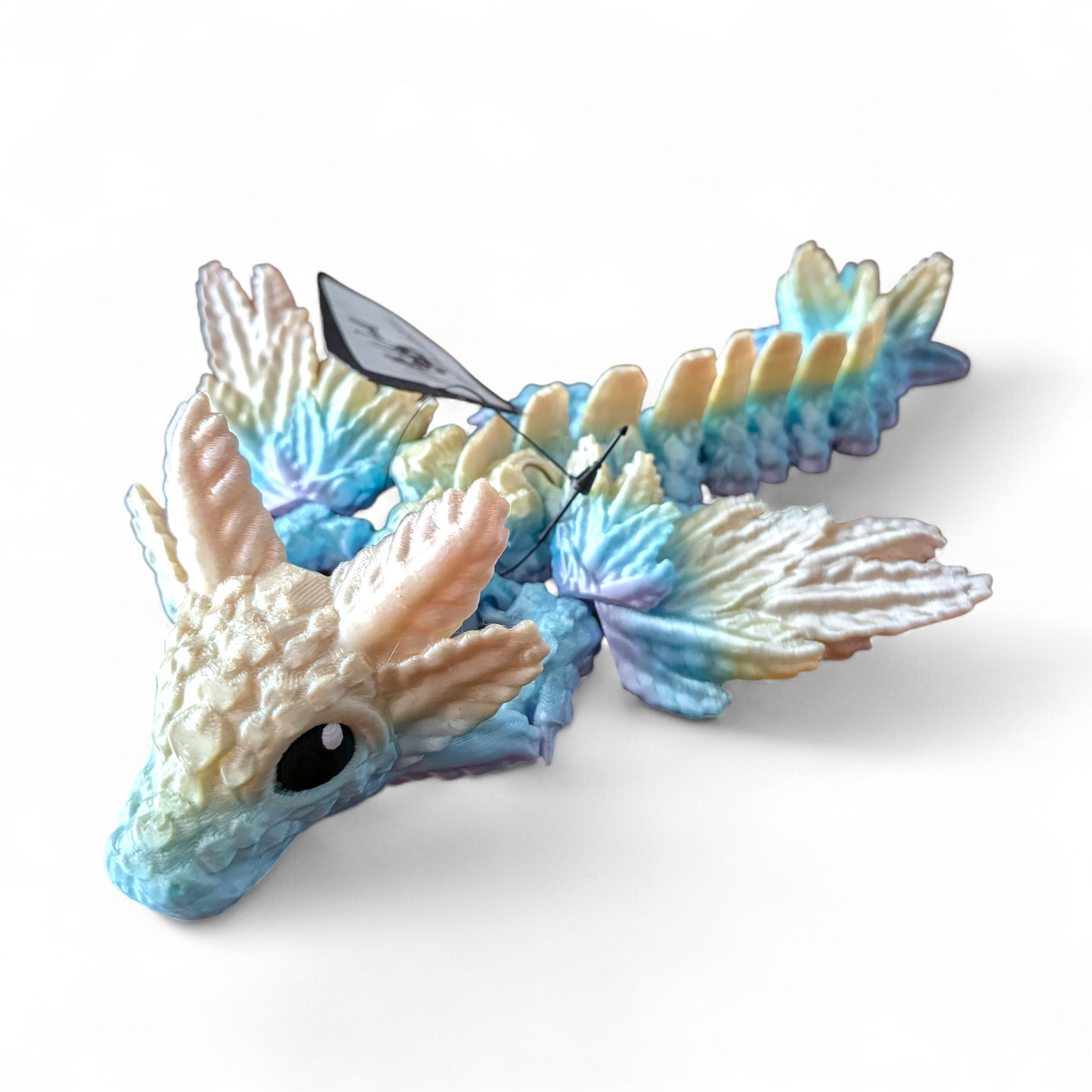 Baby Axolotl Dragon – 3D Printed Fantasy Collectible