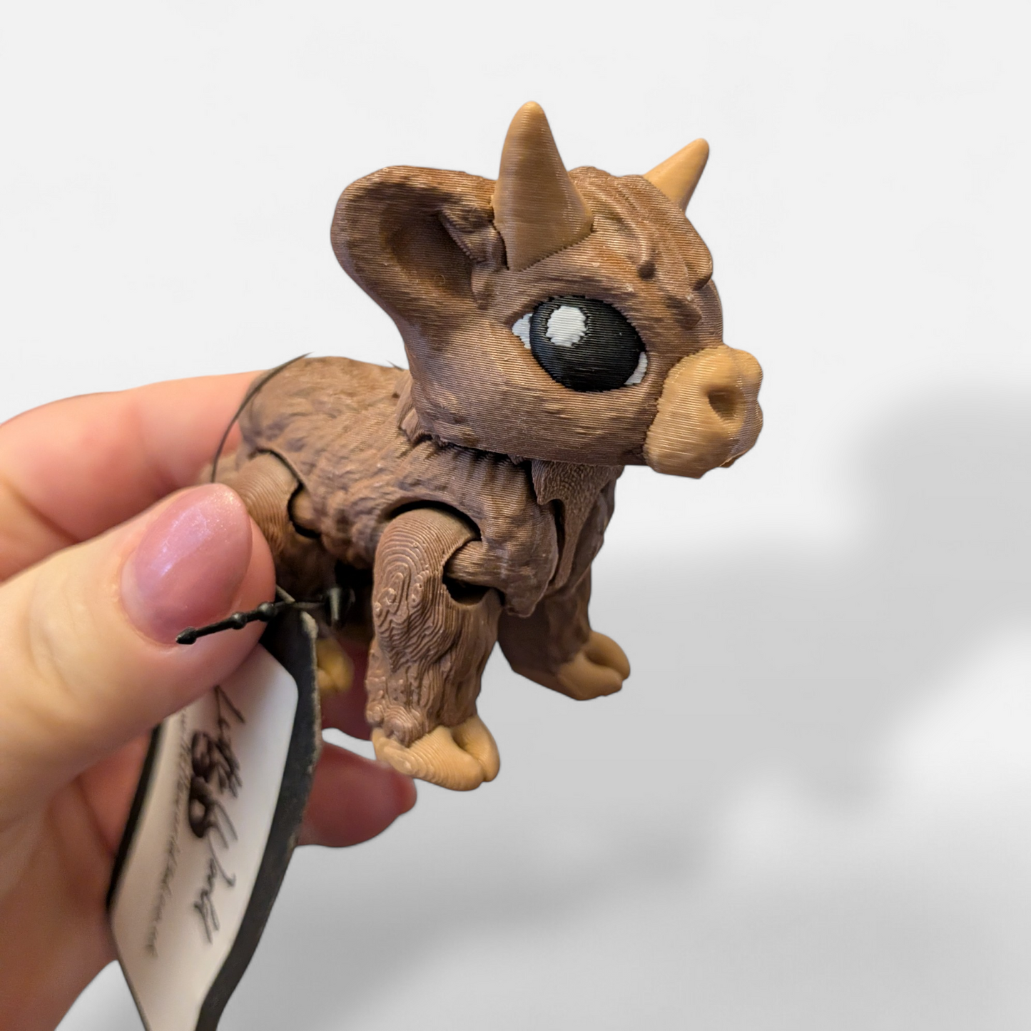 Highland Cow – 3D Printed Decorative Model by Cinderwing3D